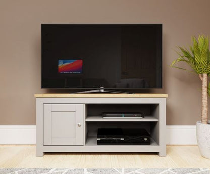 Lincoln 1 Door TV Unit- Light Grey