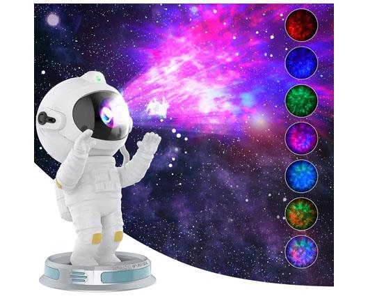 Astronaut Star Projector Galaxy Night Light