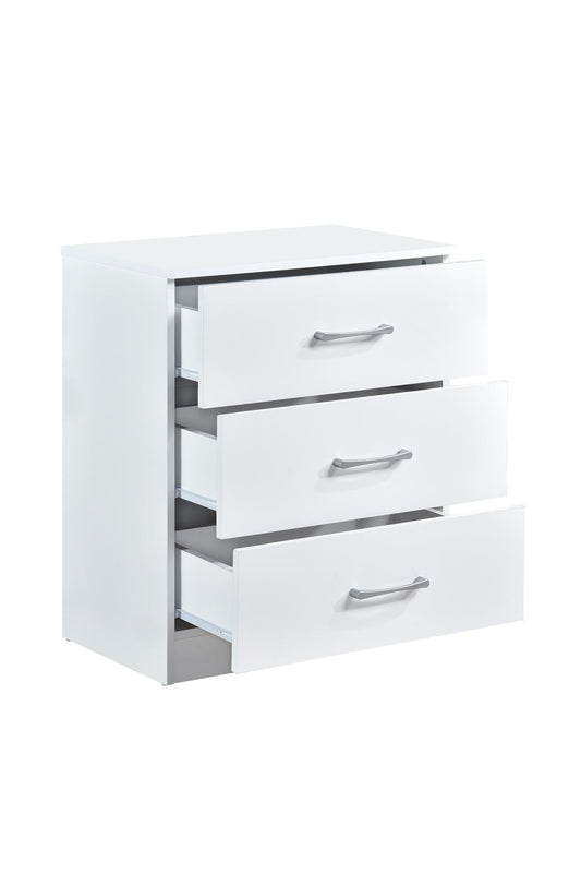 Highbury 3 Drawer Chest - White