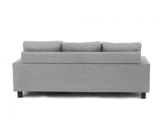 Cora Right Hand Facing Corner Sofa - Light Grey
