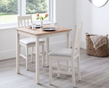 Cacey Rectangular Dining Table-White & Oak