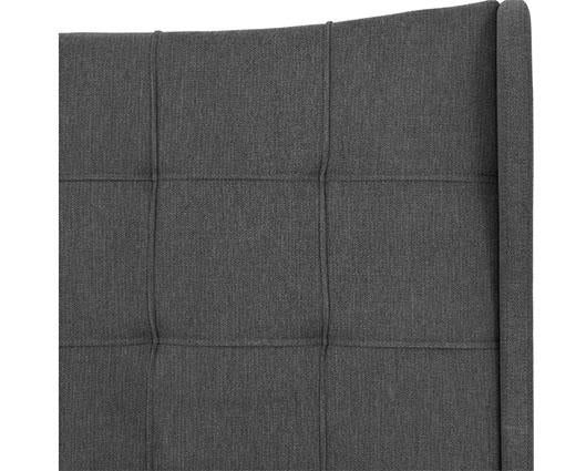 VERONA 4'6" OTTOMAN BED - GREY FABRIC
