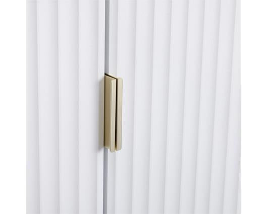 MIAMI 2 DOOR WARDROBE - WHITE/GOLD