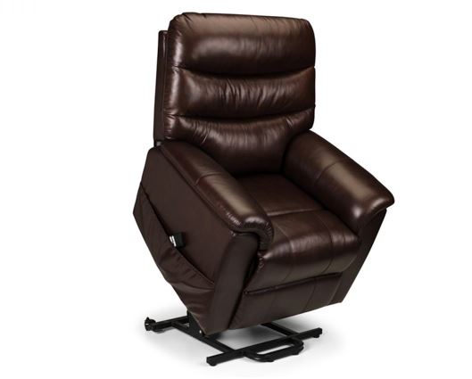 Phillip Leather Rise & Recline Chair - Dual Motor