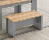 Lincoln Dining 150cm Set with 2 Benches