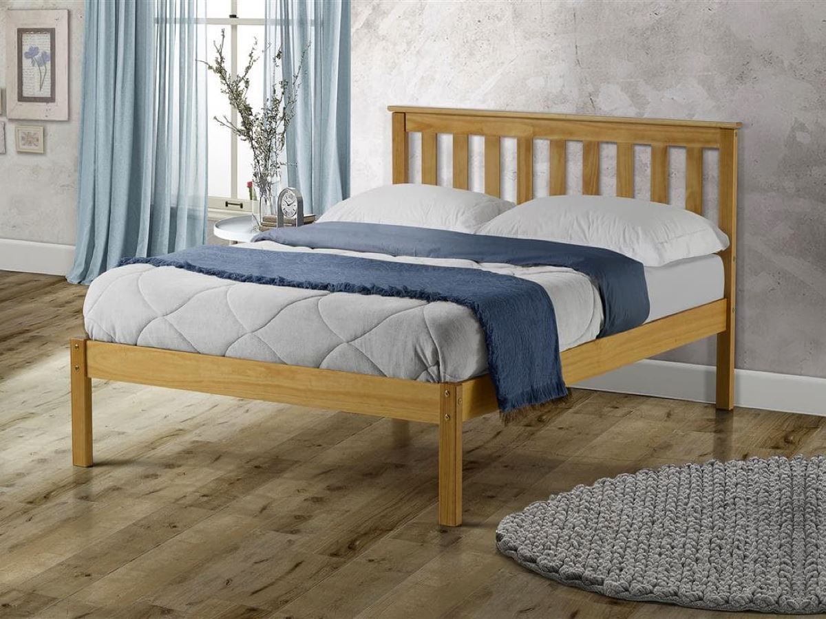 Denver Double Bed - Pine