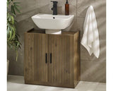 Hampshire Under Sink Bathroom Storage Unit Walnut