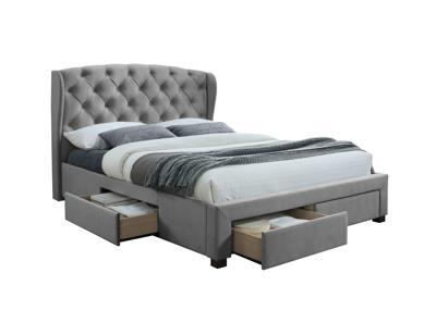 Hope Storage King Bed - Grey