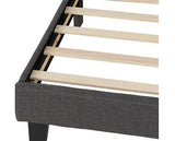 ARRAN 4'6" BED - GREY FABRIC