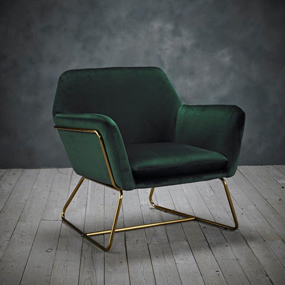 Crawford Armchair Racing Green