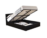 Berlin Small Double Ottoman Bed - Black