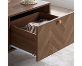 Herringford 1 Drawer Coffee Table - Walnut