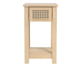 Cataleya 1 Drawer Bedside Table- Oslo Oak