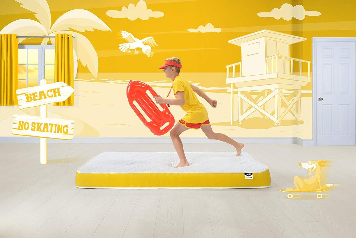Jay-Be Simply Kids Anti-Allergy Foam Free e-Pocket Sprung Mattress-Single