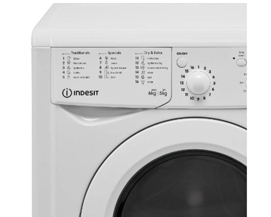 Indesit IWDC65125 6kg Wash and 5kg Dry 1200 RPM Washer Dryer White