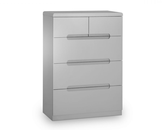 Empire 3+2 Drawer Chest - Grey