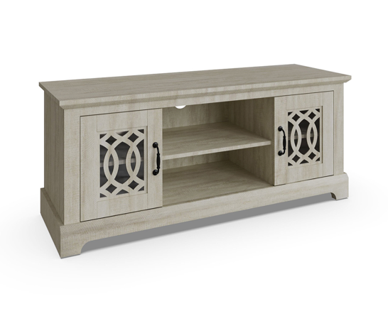 Angel TV Unit- Dusty Grey & Oak