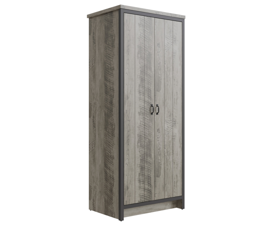 Baxter 2 Door Wardrobe- Grey