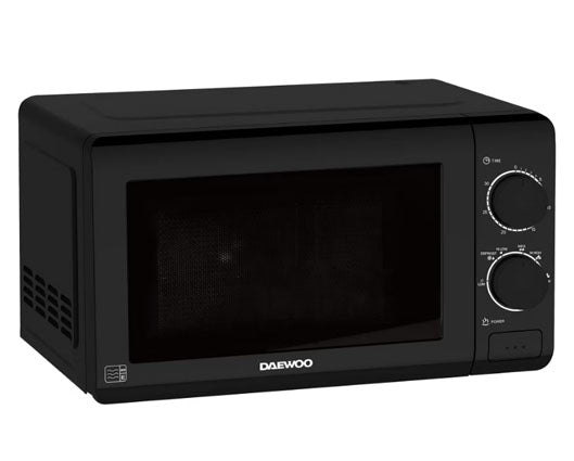 Daewoo 700W 20L Manual Microwave Black