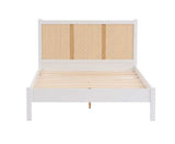 Croxley King Rattan Bed- White