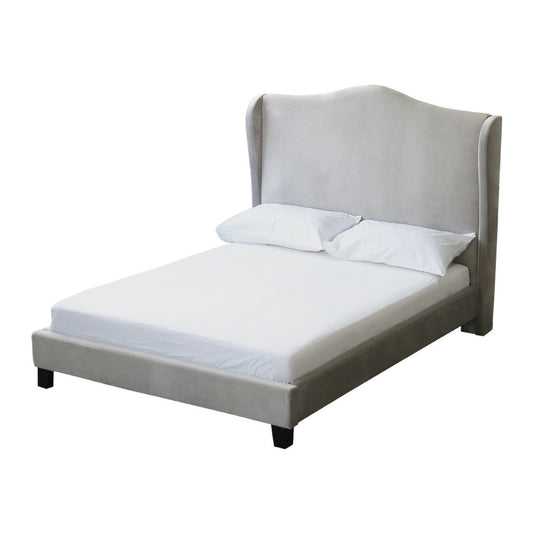 Chateaux King Size Bed - Silver