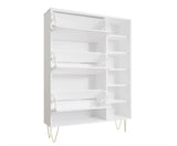Maeve 3 Drawer Shoe Cabinet- White