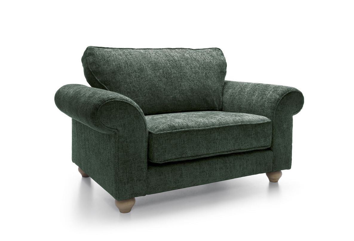 Iris Love Seat - Jungle Green