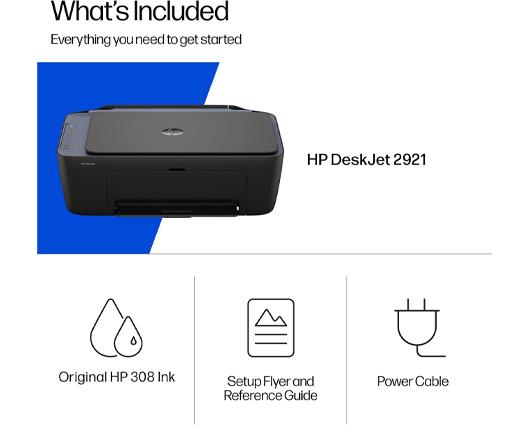 HP DeskJet 2921 All In One Printer