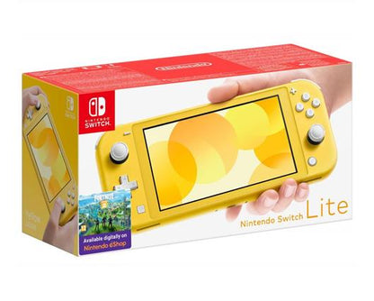 Nintendo Switch Lite Yellow Console with Lego Marvel Superheroes 2