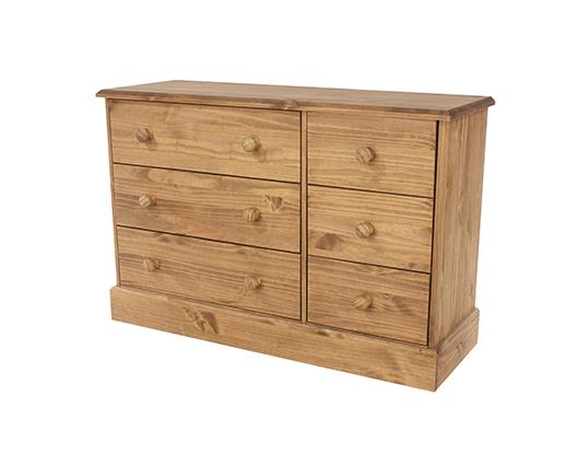 Cotswold 3+3 drawer wide chest