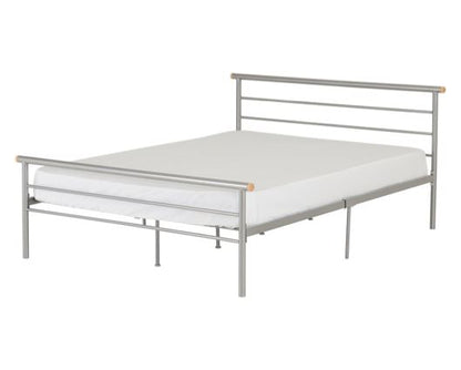 Orion Double Bed - Silver