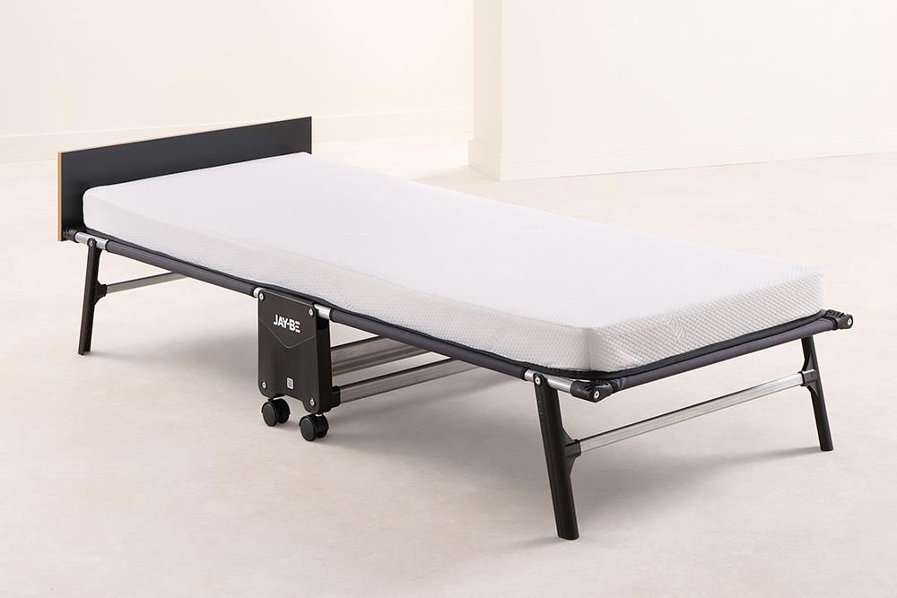 Jay-Be® RM80 Rollaway Folding Bed with Memory Mattress - Single