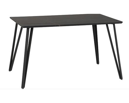 MARLOW & AVERY DINING SET (X4 CHAIRS) - BLACK MARBLE/EMERALD GREEN VELVET