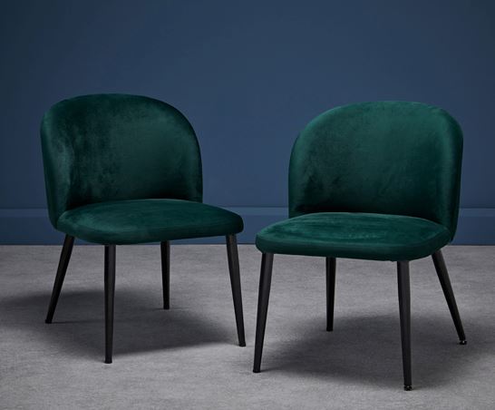 Zen Dining Chair (Pair)- Green
