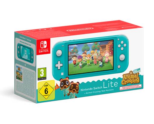 Nintendo Switch Lite (Turquoise) + Animal Crossing