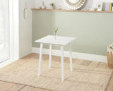 Stetson Dining Table & 2 Ladder Chairs- White
