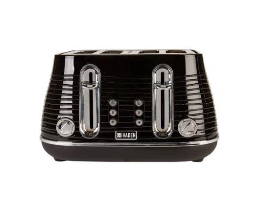 Haden Devon 4 Slice Toaster Black