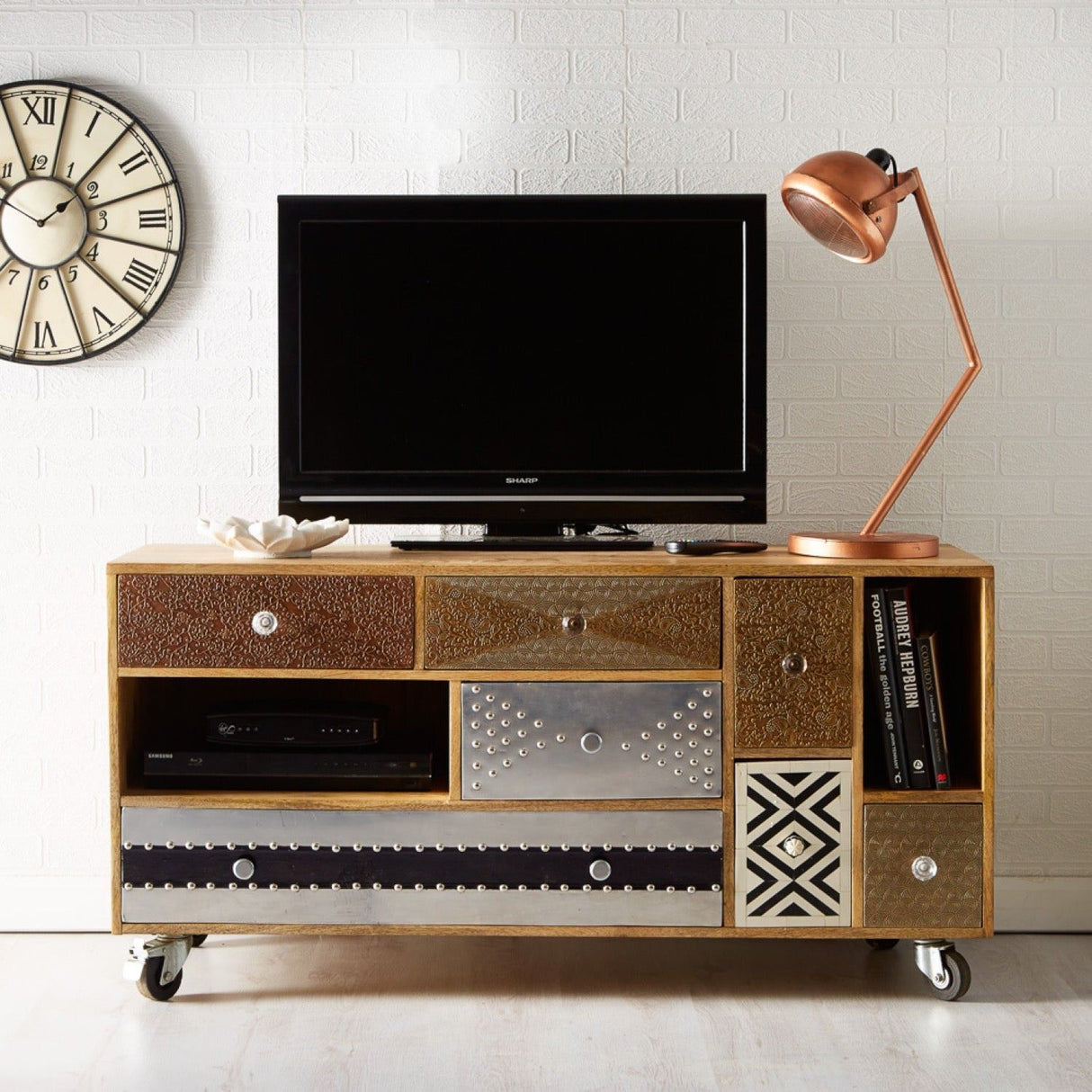 Tribal Large TV Unit