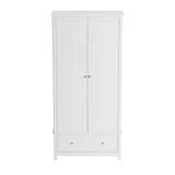 Nairn White 2 door, 1 drawer wardrobe