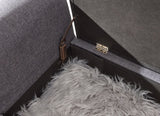 Vanessa Window Seat-Charcoal
