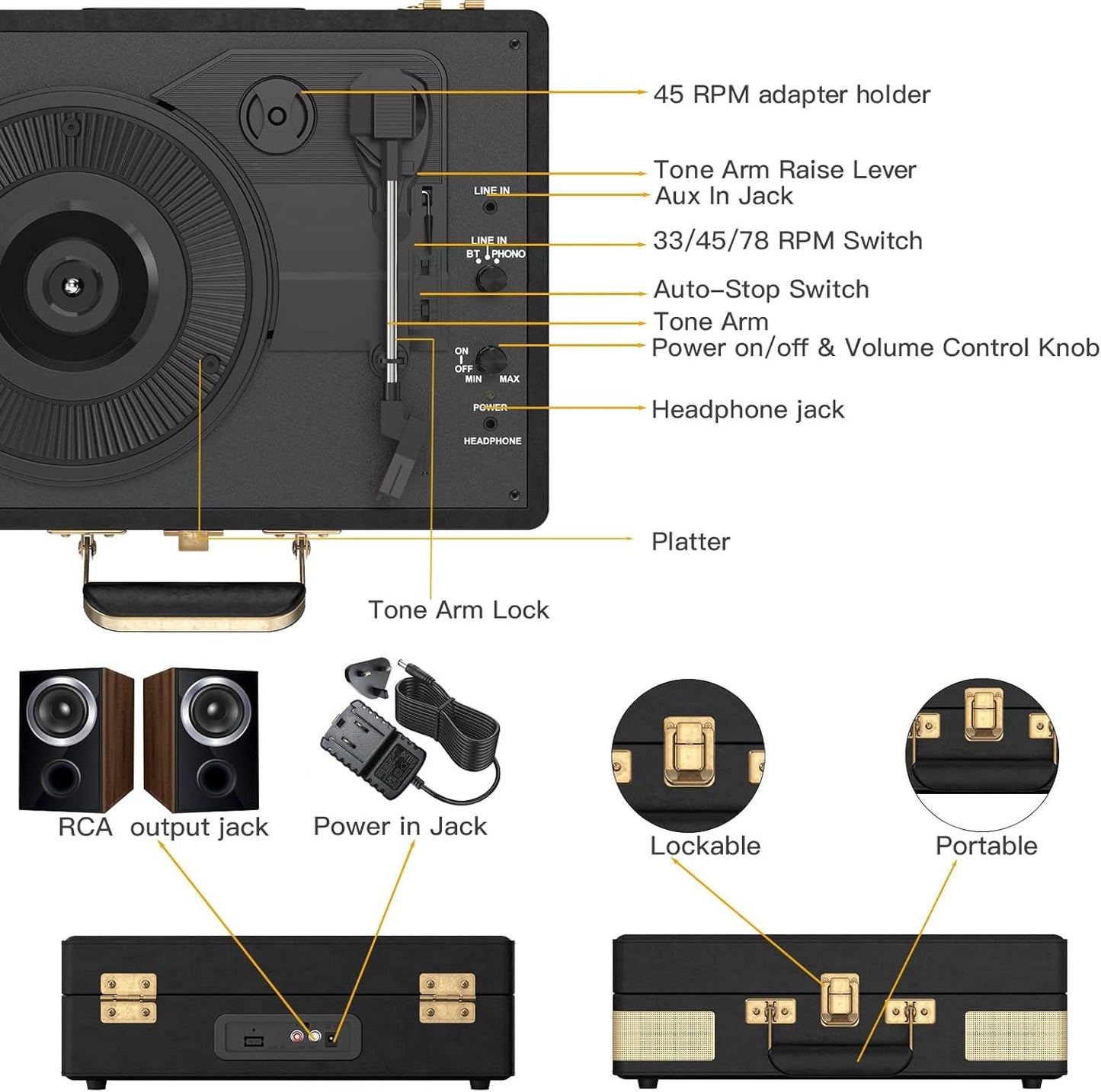 Trynnay Record Player