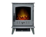 Livi Electric Stove in Grey Enamel