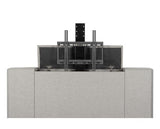 Plaza King TV Bed - Grey