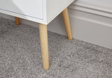 Nessi Pair of Bedside Tables-White