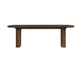Axel Fluted Dining Bench - Walnut