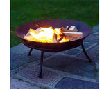 Black Melbourne Cast Iron Fire Pit