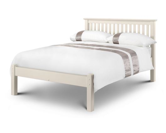 Barcelona Low Foot End King Bed - White