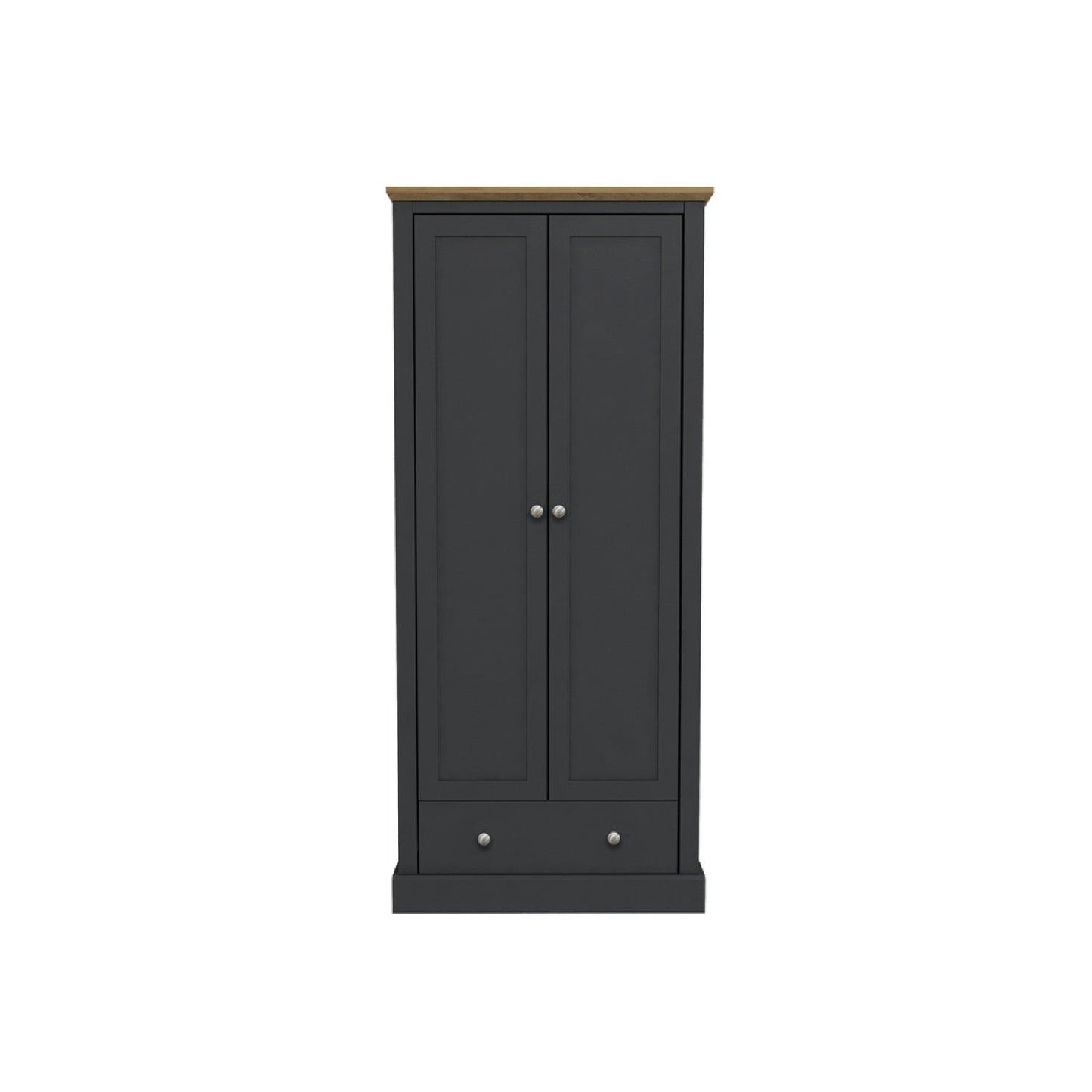 Dagwood 2 Door Wardrobe Charcoal