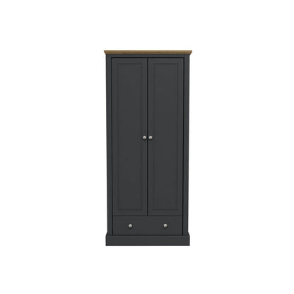 Dagwood 2 Door Wardrobe Charcoal