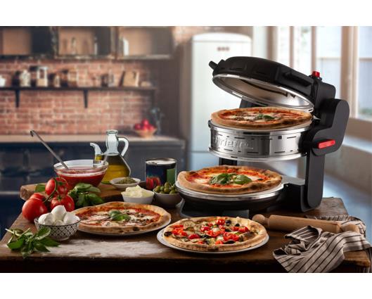 Ariete 32cm Double Pizza Oven -  Black
